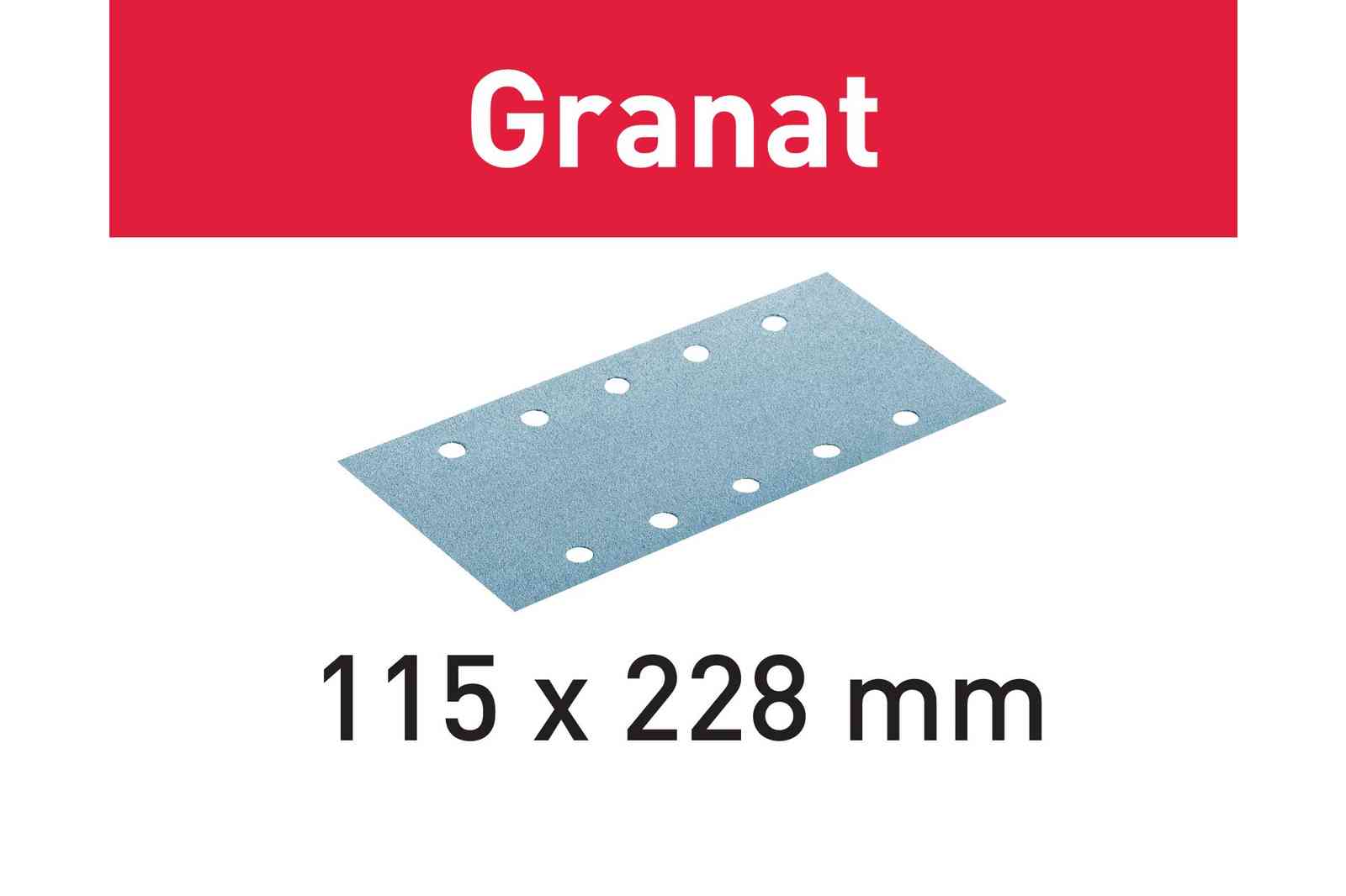 Festool 115x228mm Granat Abrasives