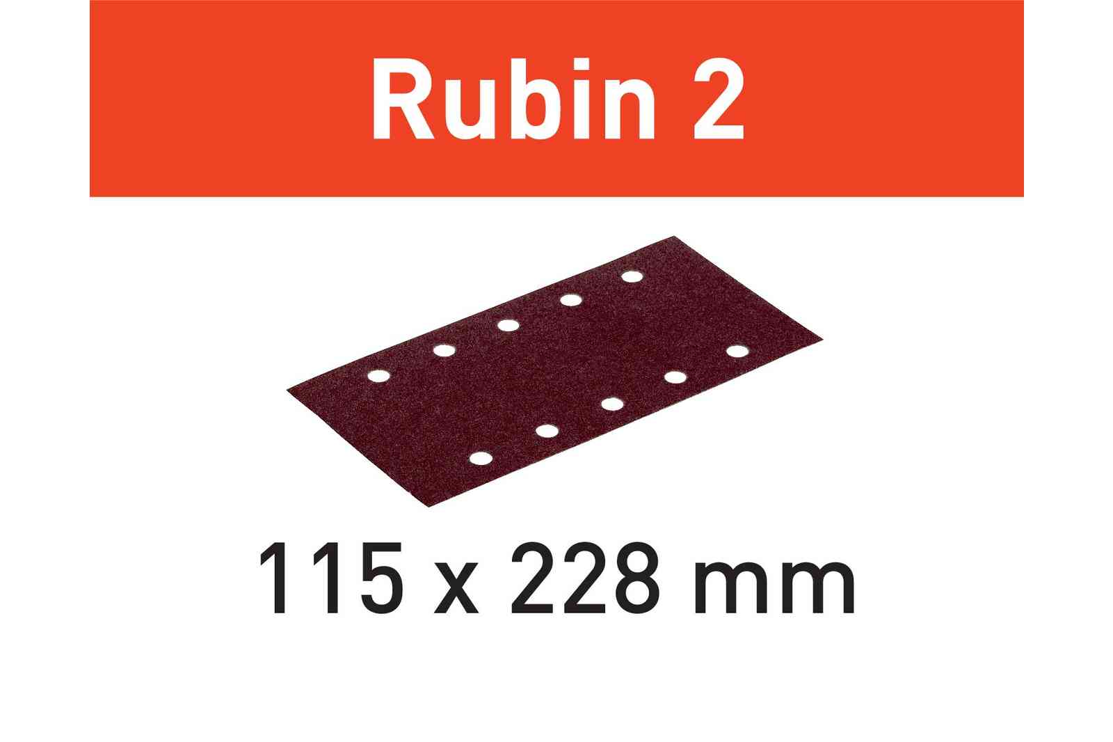 Festool 115x228mm Rubin2 Abrasives