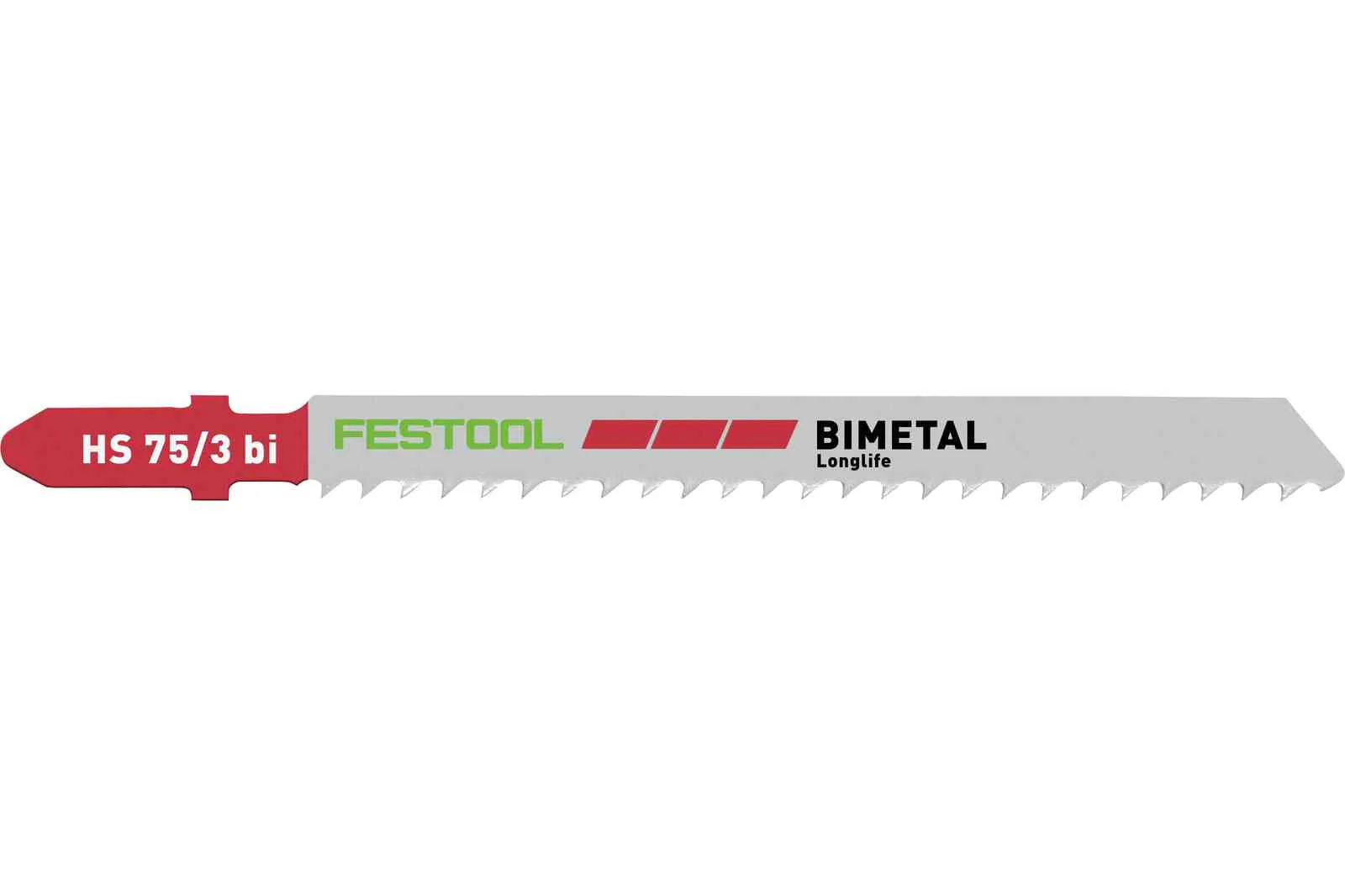 Festool 204336 HS75/3BI/5 Jigsaw Blade (Plastics-Solid Materials) 5-pack